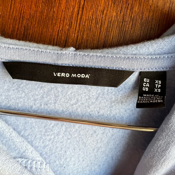 VERO MODA Octavia Long Sleeve Hoodie in Grapemist | Size XSmall - Picture 4 of 9